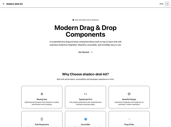 Shadcn Dnd Kit screenshot