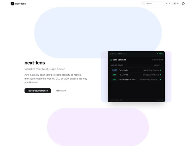 Next Lens screenshot