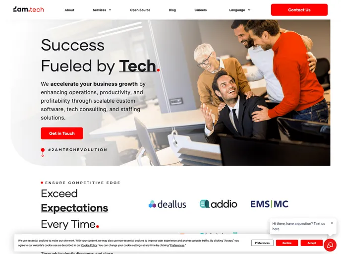 screenshot of Yii2 App Template