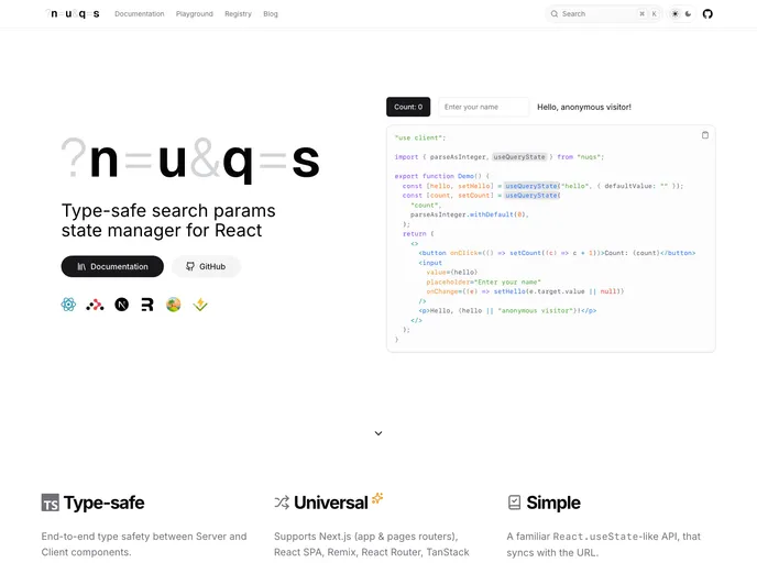 Nuqs screenshot