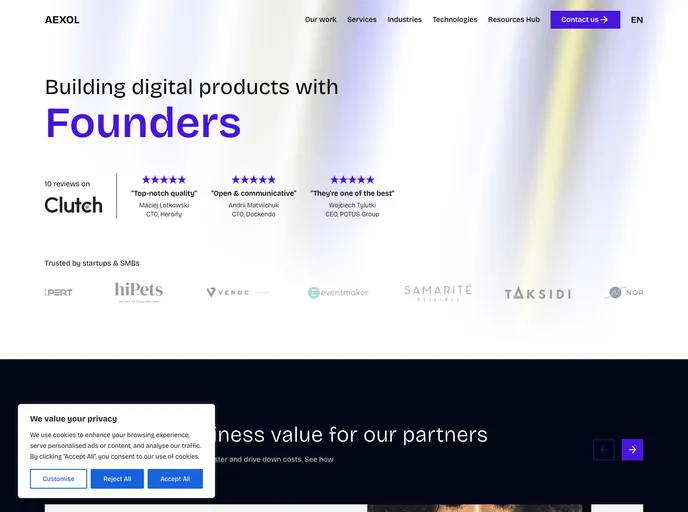 screenshot of Elm Pages Tailwind Starter