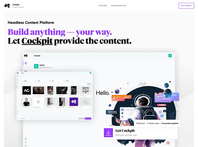 screenshot of Cockpit