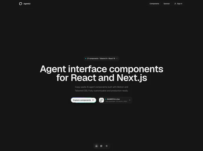 Agentui screenshot