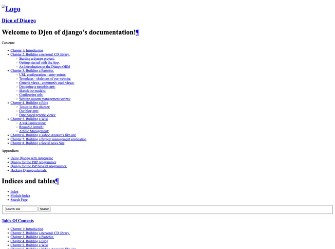 screenshot of Djenofdjango