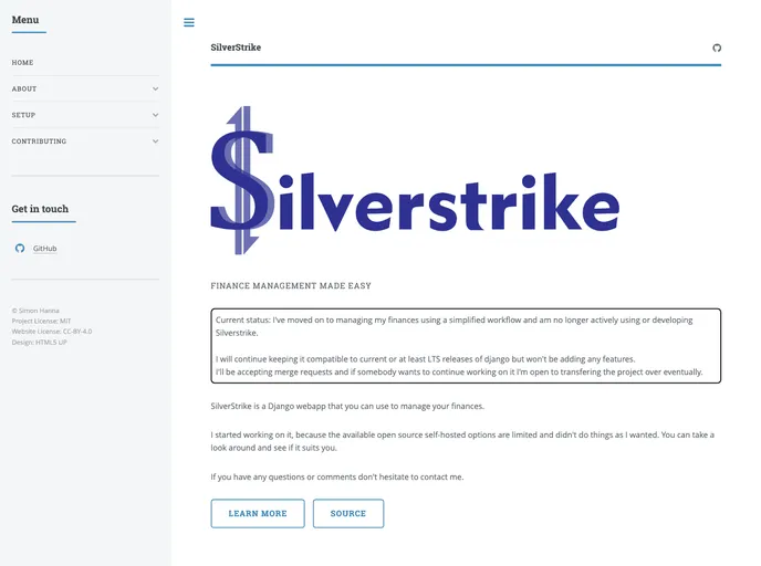 screenshot of Silverstrike
