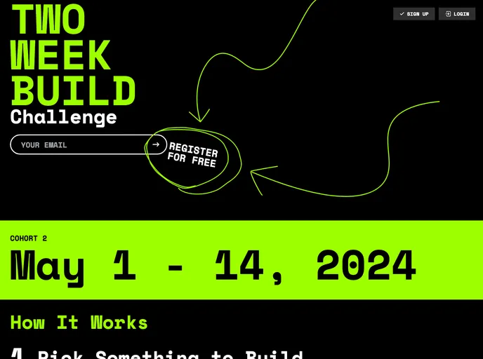 screenshot of Two Week Build__remix