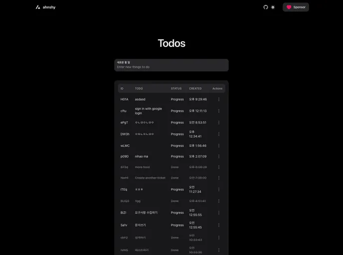 screenshot of TodoList