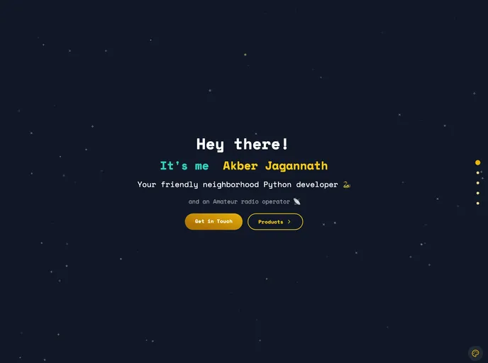 Portfolio Template screenshot