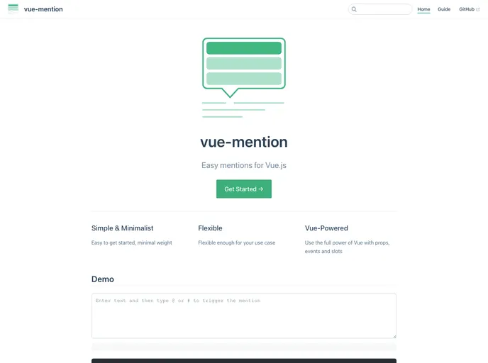 Vue Mention