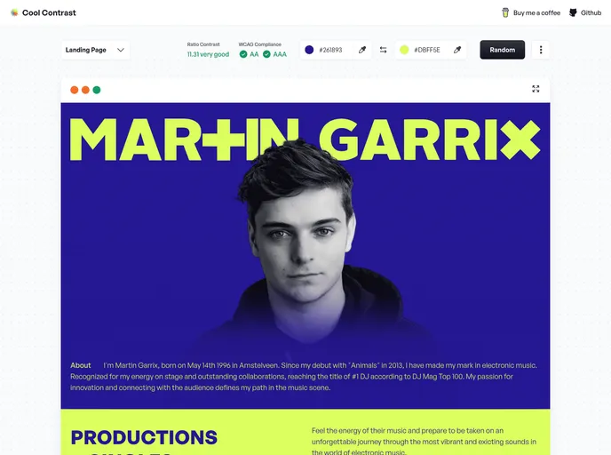 Cool Contrast screenshot