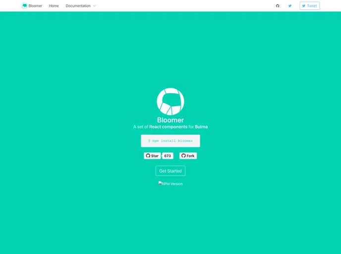 screenshot of Bloomer