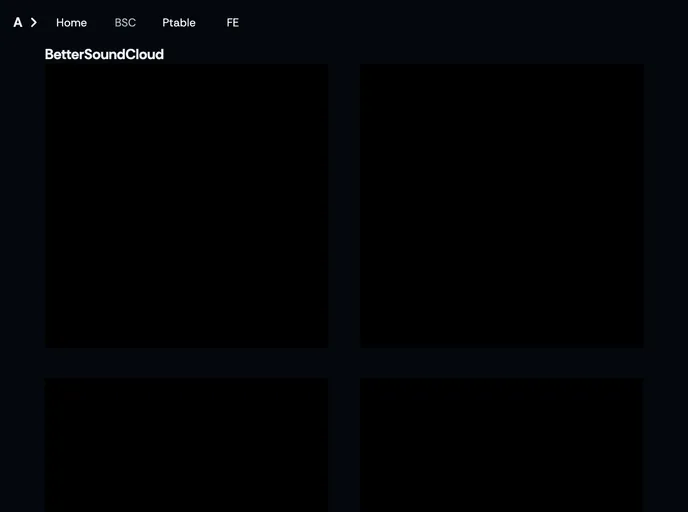 screenshot of BetterSoundCloud