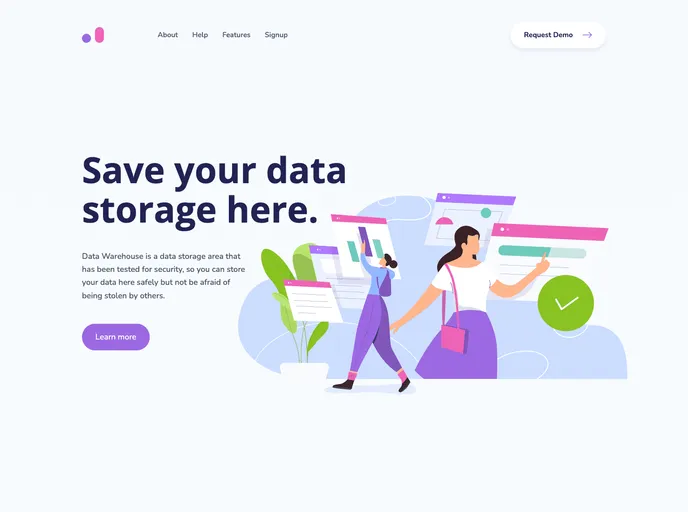screenshot of Data Warehouse