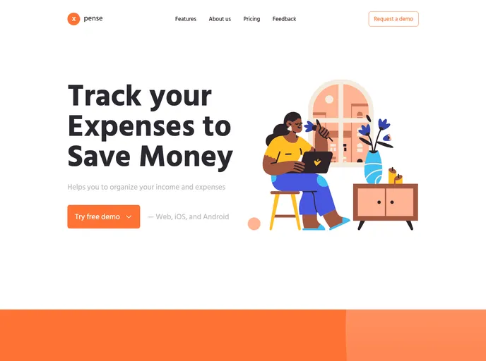 screenshot of Xpense