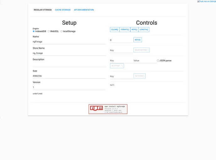 screenshot of Ngforage