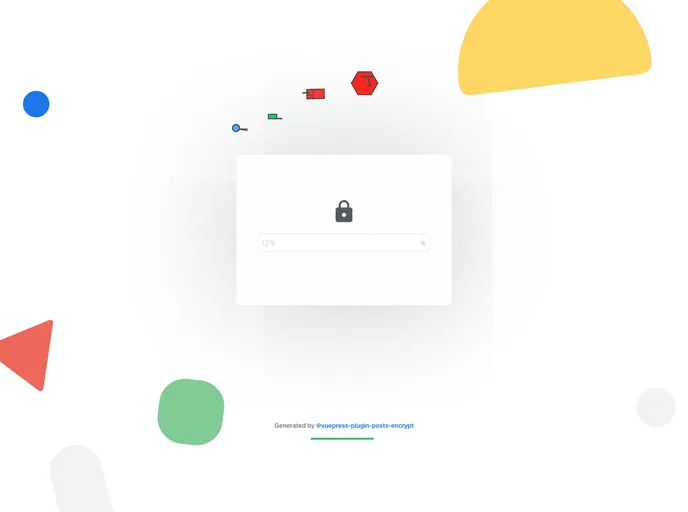 screenshot of Vuepress Plugin Posts Encrypt