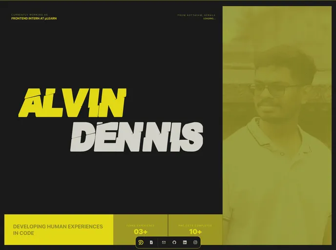 Personal Portfolio 2.0 screenshot