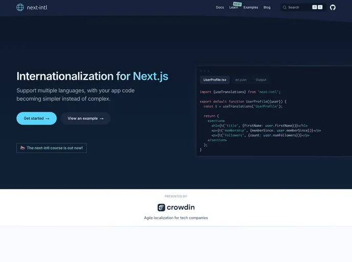 Next Intl screenshot