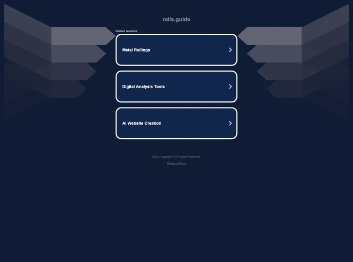 screenshot of Rails Guides