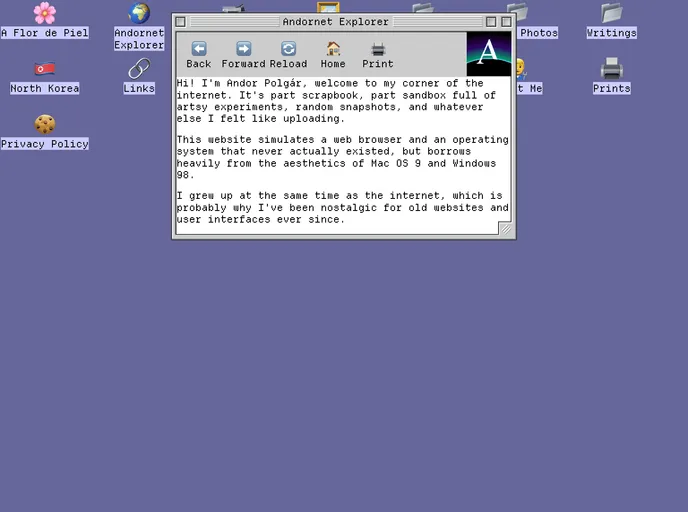 screenshot of My Static Websites