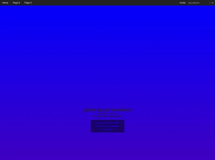 screenshot of Gatsby Plugin Transitions