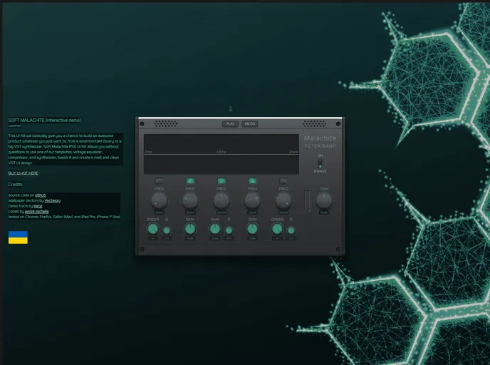 screenshot of Malachite