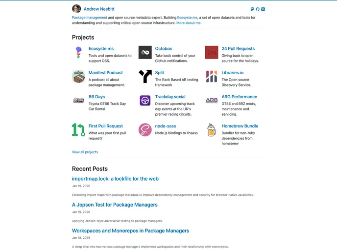 Nesbitt.io screenshot