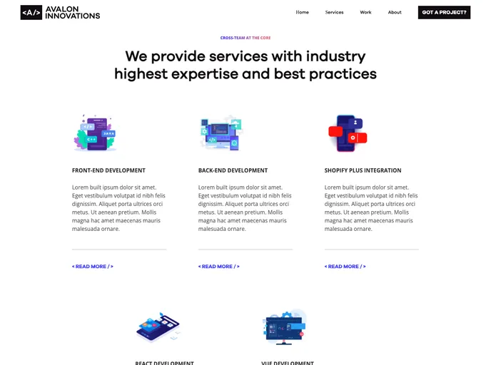 screenshot of Avalon