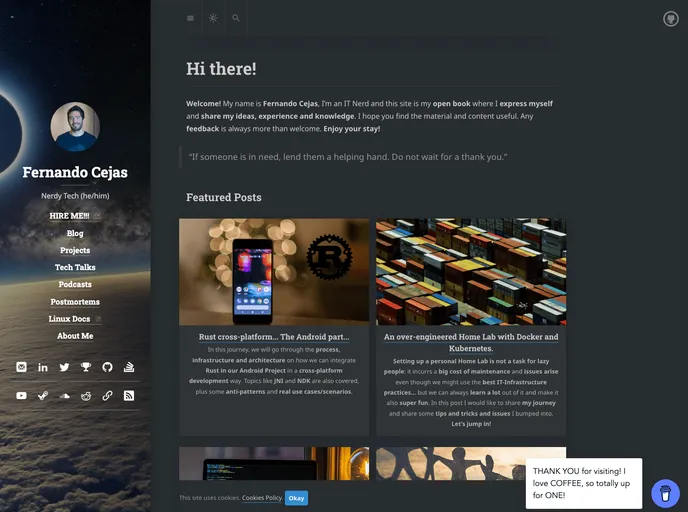 screenshot of Legacy Android10.github.io