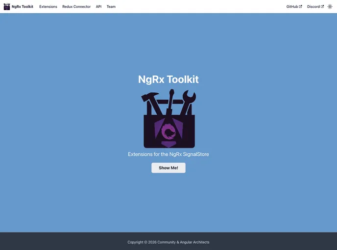 screenshot of Ngrx Toolkit