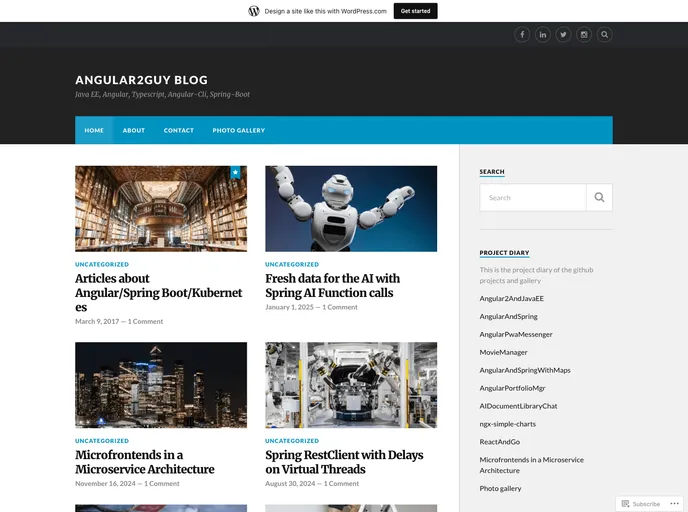 screenshot of AngularAndSpring