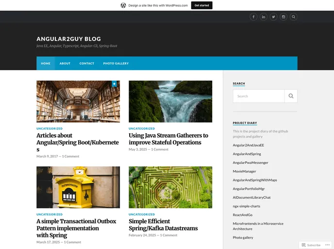 screenshot of AngularPortfolioMgr