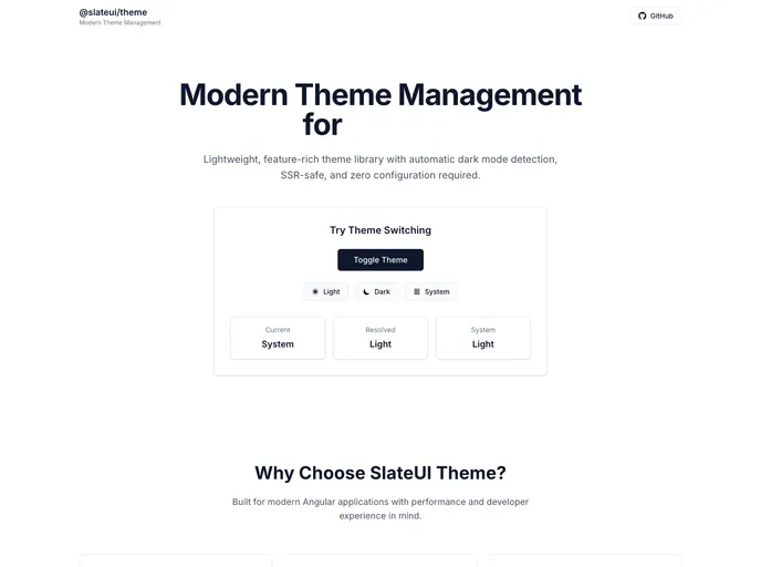 screenshot of Slateui Theme