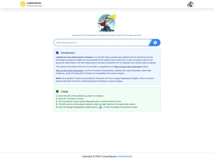 screenshot of Dynamic Rendering Ultra Generation__vite React