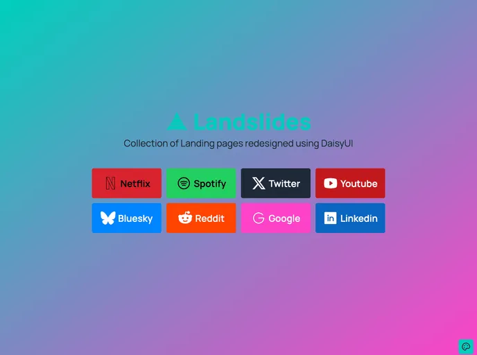 screenshot of Landslides