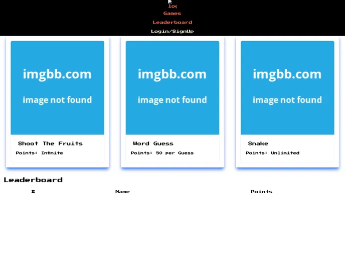 screenshot of Hackthon Game