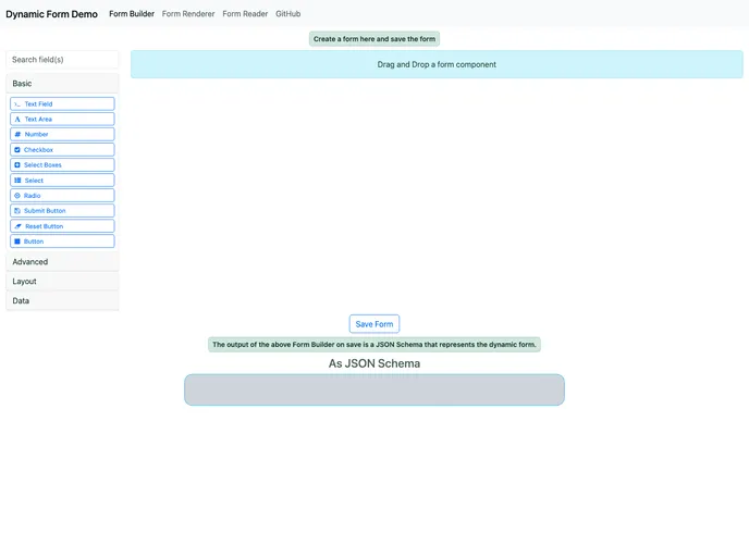 screenshot of Dynamic Forms