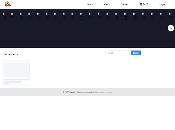 screenshot of Foodsale