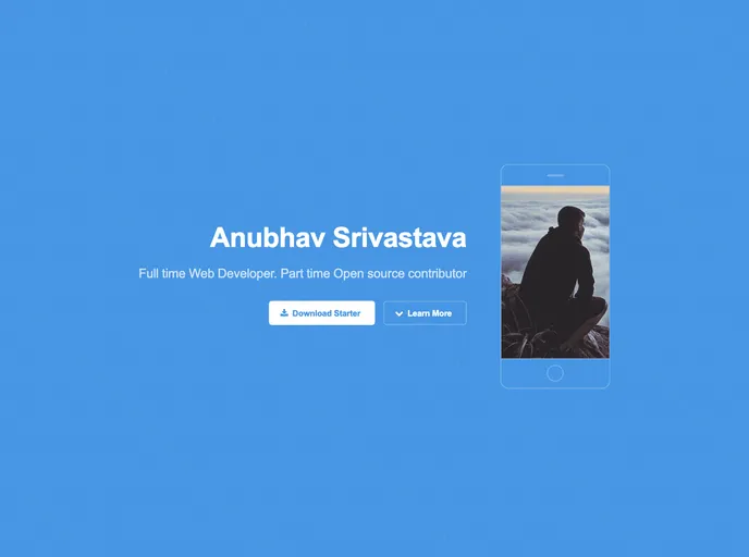 screenshot of Gatsby Starter Fractal