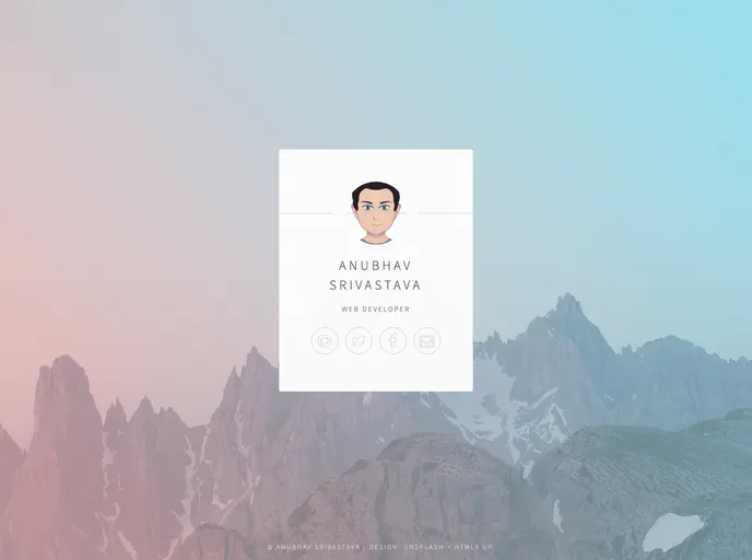 screenshot of Gatsby Starter Identity