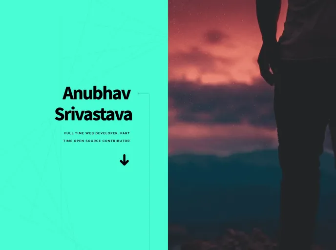 screenshot of Gatsby Starter Paradigmshift