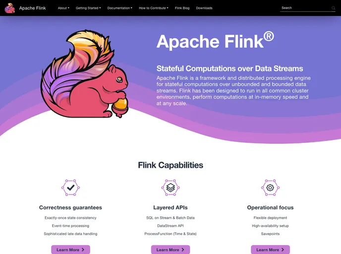 Flink Web screenshot