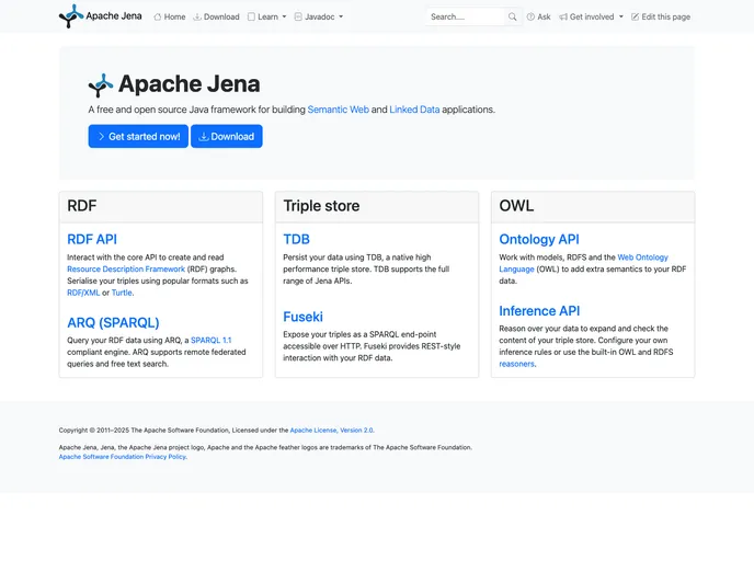 screenshot of Jena Site