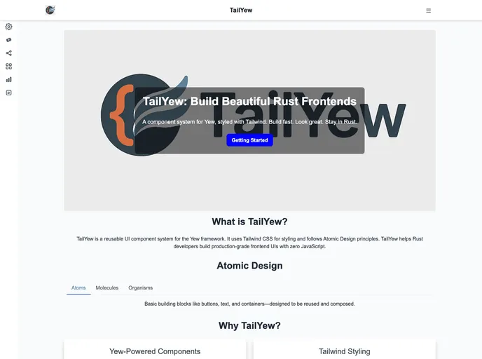 screenshot of Tailyew