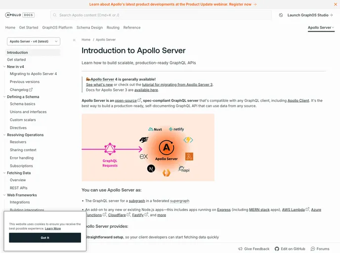 screenshot of Apollo Server