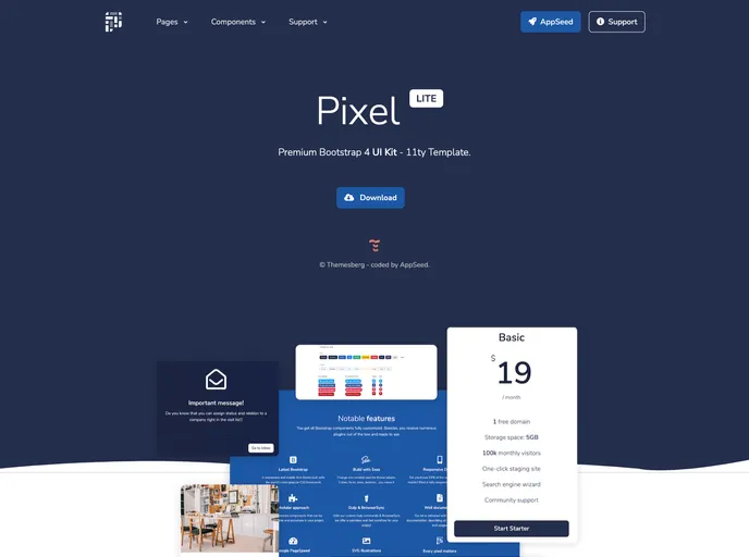 screenshot of Boilerplate Code 11ty