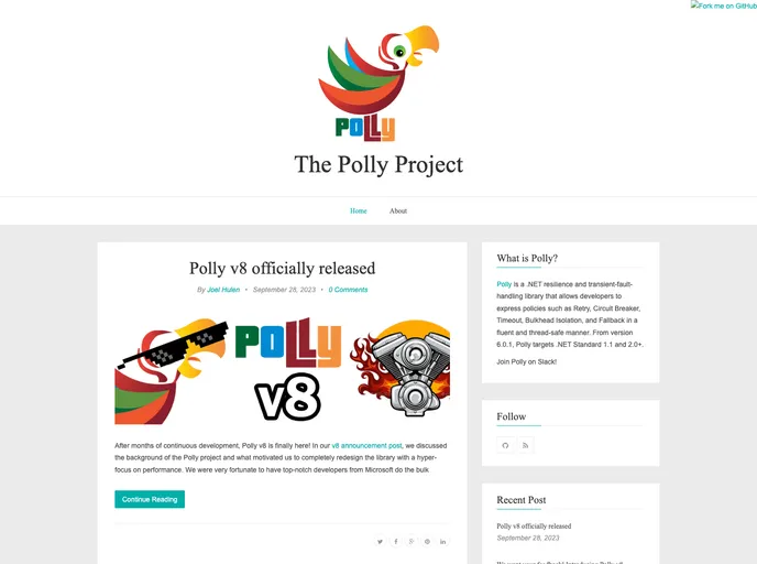 screenshot of Polly