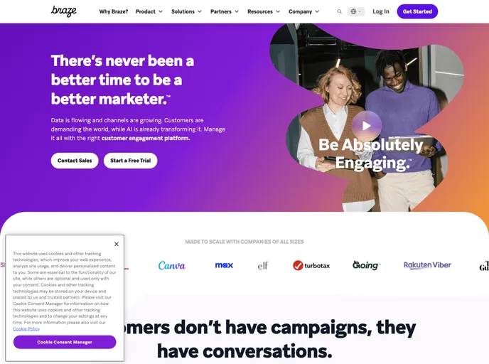 screenshot of Appboy Custom Html5 In App Message Templates