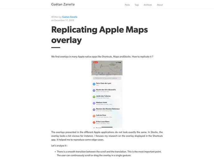 screenshot of OverlayContainer