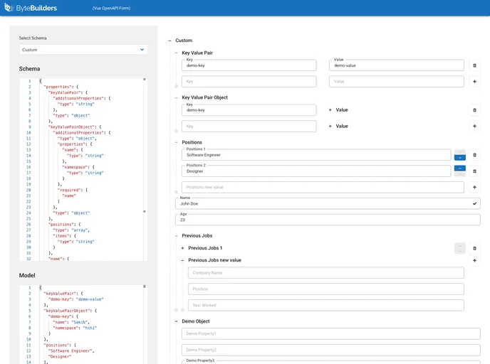 Vue Openapi Form